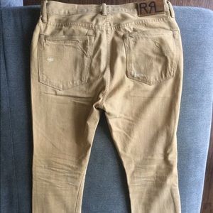RRL raw selvedge jeans stone color size 32 x 34